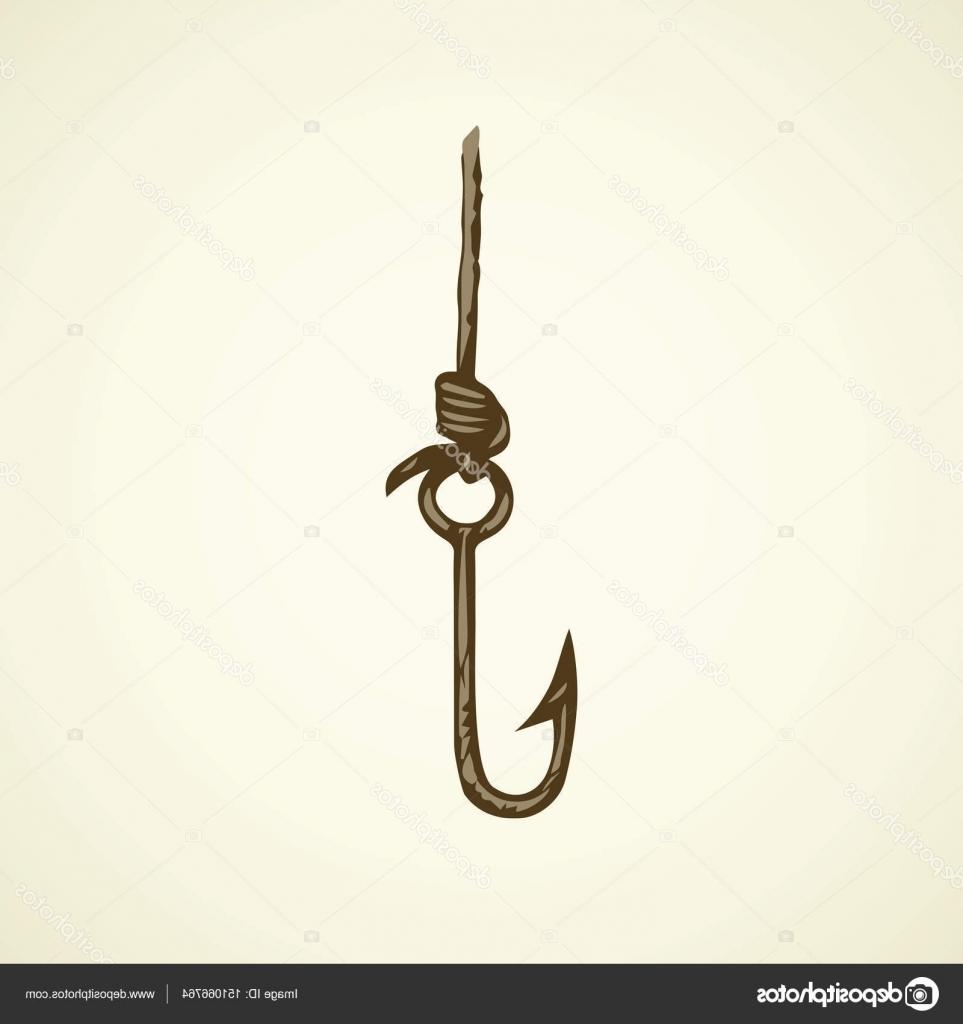 Fish Hook Drawing at Explore collection of Fish