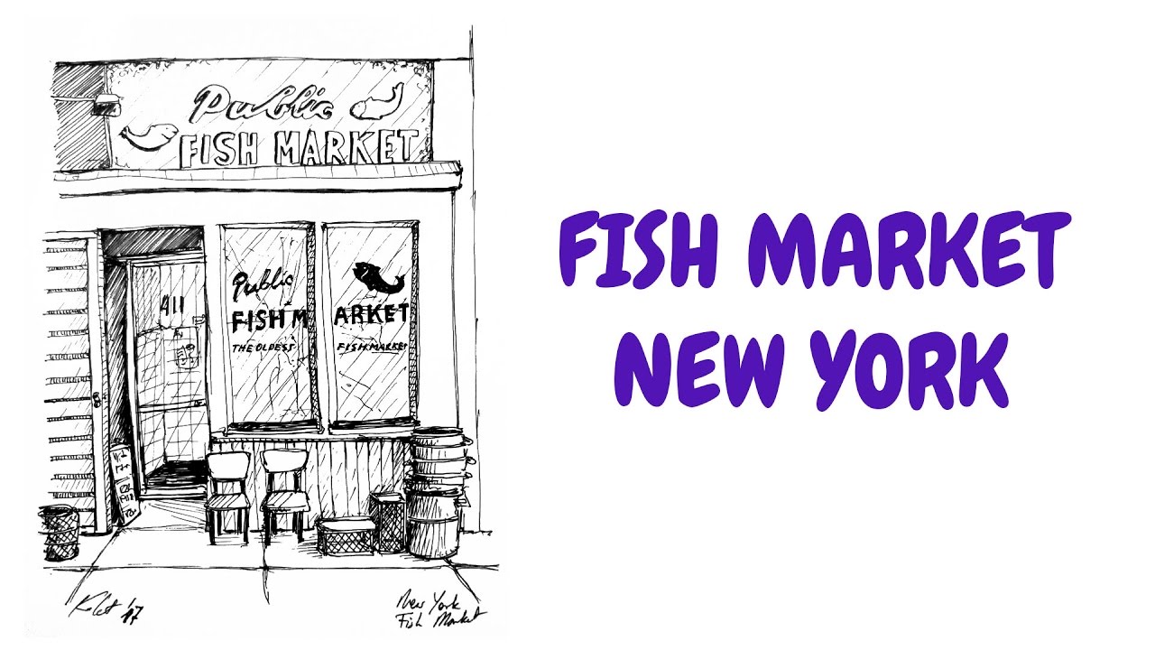 Fish Market Drawing at Explore collection of Fish