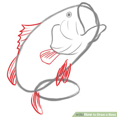 Fish On A Hook Drawing at Explore collection of