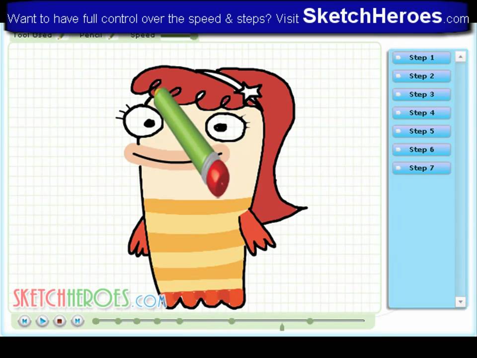 960x720 How To Draw Bea - Fish On A Hook Drawing