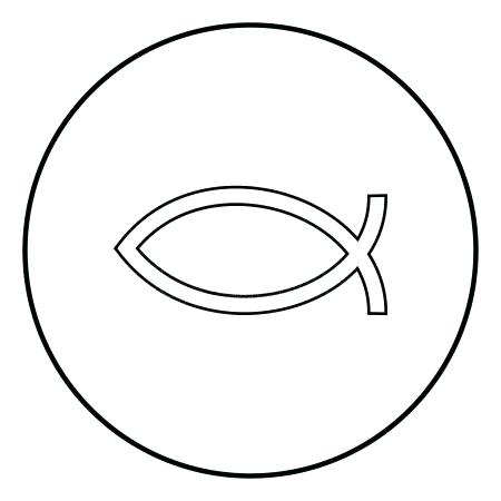 450x450 fish outline fish outline fish simple drawing at fish outline - Fish Simple Drawing