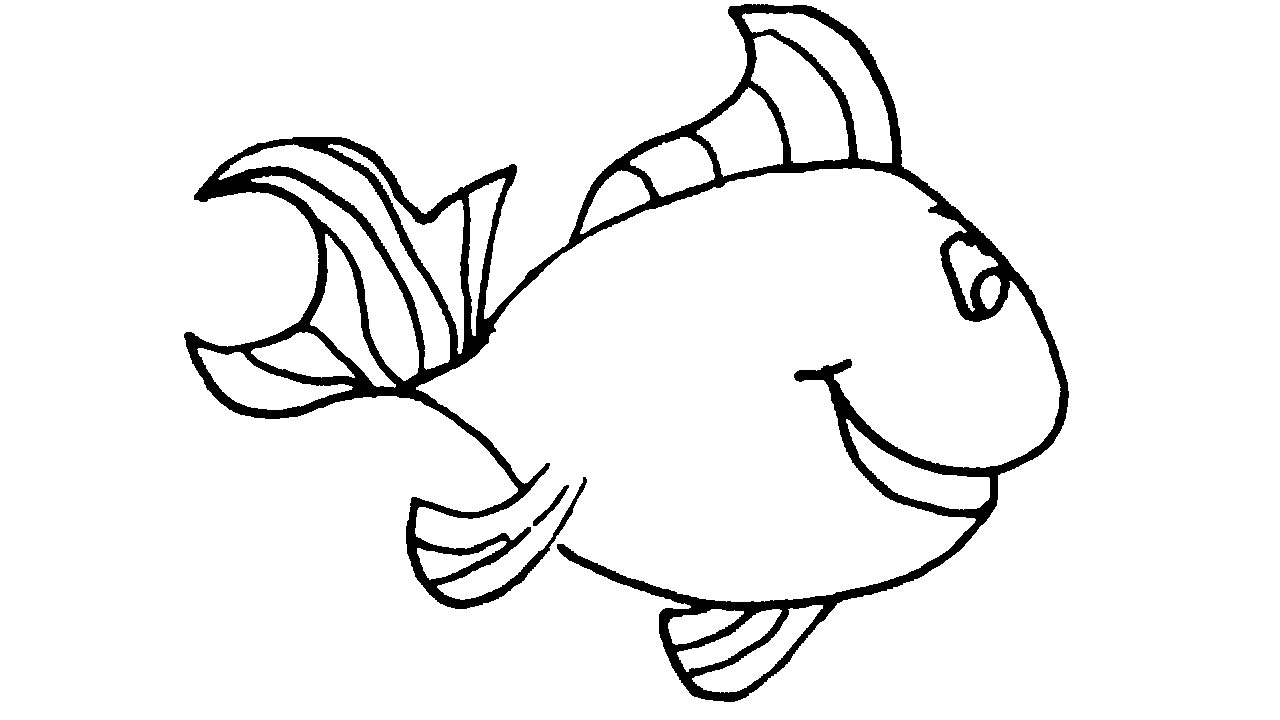 1280x720 Impressive Simple Drawing Of A Fish How To Draw Youtube - Fish Simple Drawing