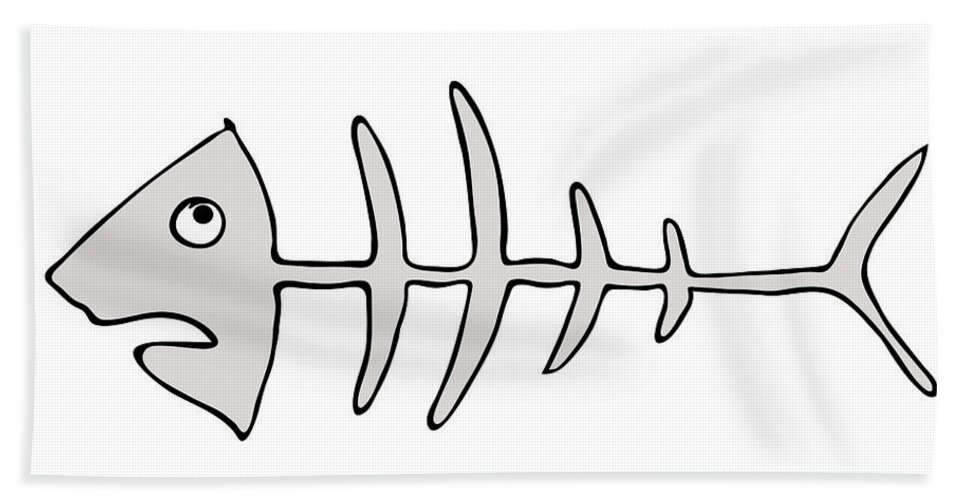 967x500 Fish Skeleton - Fish Skeleton Drawing