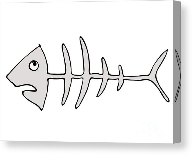 661x535 Fish Skeleton - Fish Skeleton Drawing