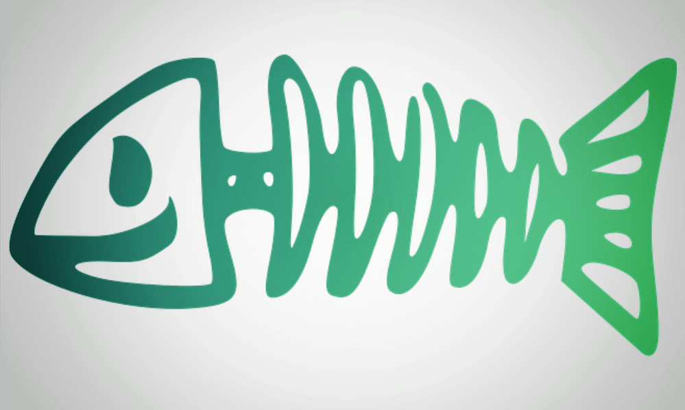 999x599 Fishbone - Fishbone Drawing