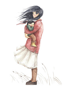 230x300 Fisherman's Wife Drawing - Fisherman Drawing