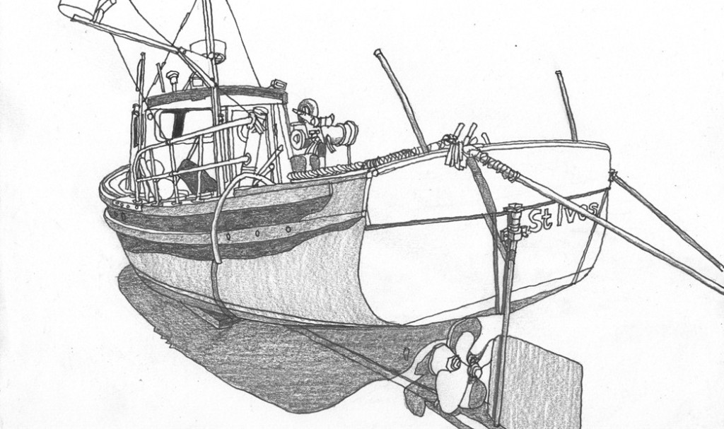 Fishing Boat Drawing at Explore collection of