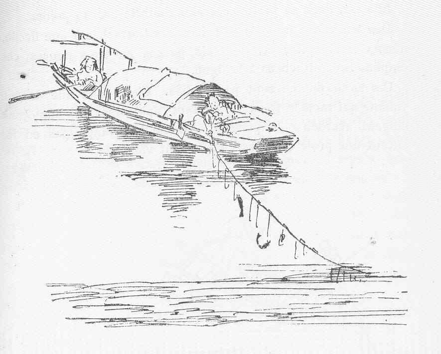 885x711 filefmib chinese fishing boat with fishing lines - Fishing Boat Line Drawing