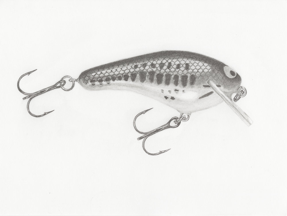 Fishing Lure Drawing at PaintingValley.com | Explore collection of