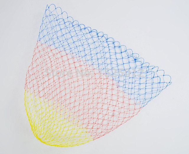640x520 Large Colorful Eyes Pe Wire Mesh Bag Fishing Net Easy To Carry Big - Fishing Net Drawing