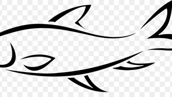 585x329 Line Drawing Fish Continuous One Exotic Logo Sweet Sardinia Line - Fishing Pole Drawing