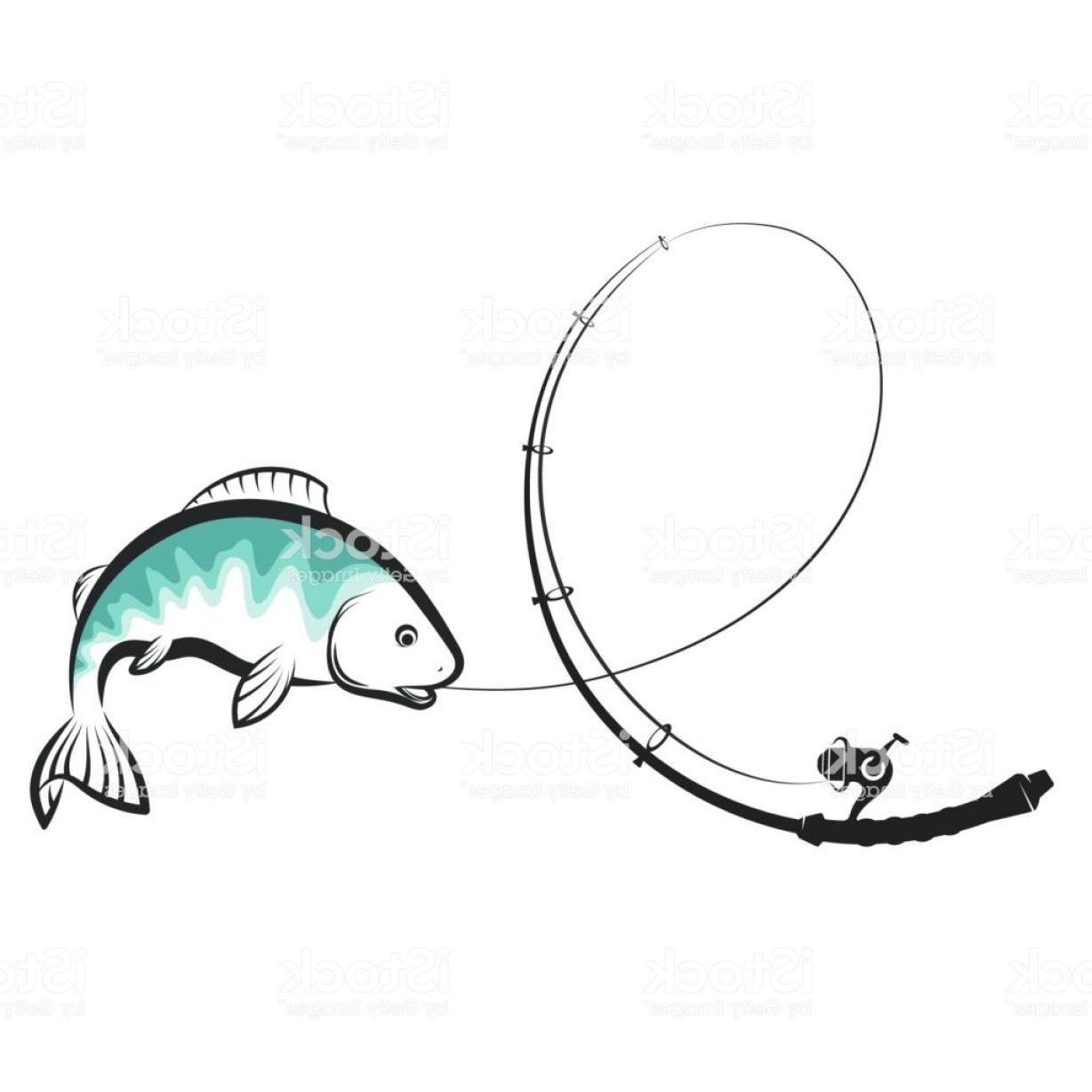 1228x1228 Fly Fishing Rods Vector Art Soidergi - Fishing Rod Drawing