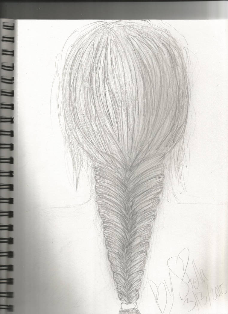 Fishtail Braid Drawing at Explore collection of Fishtail Braid Drawing
