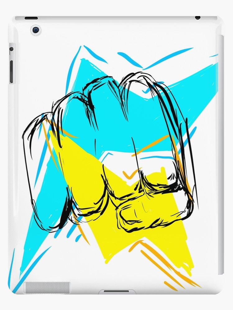 750x1000 Fist Bump Drawing Design Ipad Cases Skins - Fist Bump Drawing