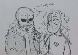 320x226 Ay, Sometimes You Just Gotta Draw A Stout Skeleton Giving You - Fist Bump Drawing