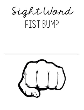270x350 sight word fist bump - Fist Bump Drawing