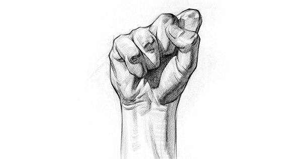 600x316 Drawing A Perfect Fist Hands In Action!!! Proko - Fist Bump Drawing