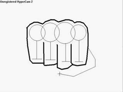 480x360 how to draw a basic fist - Fist Drawing