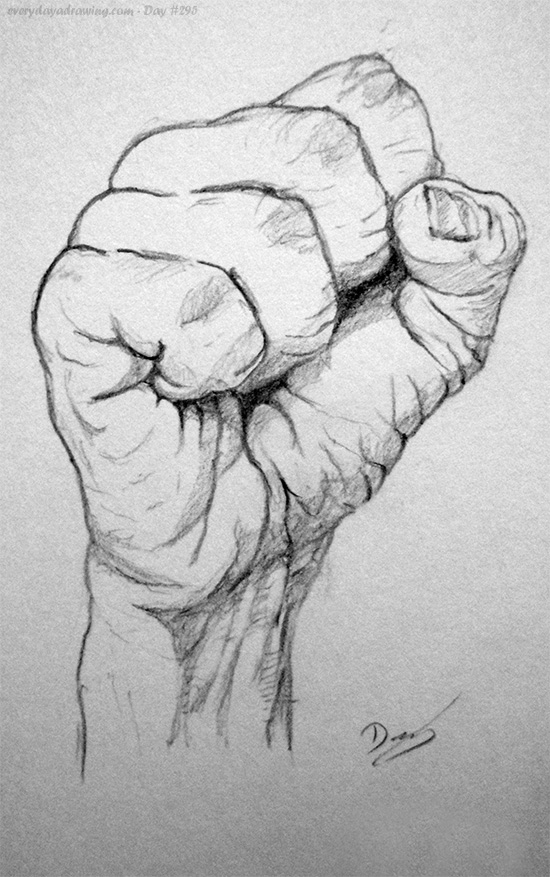 550x877 Day - Fist Drawing