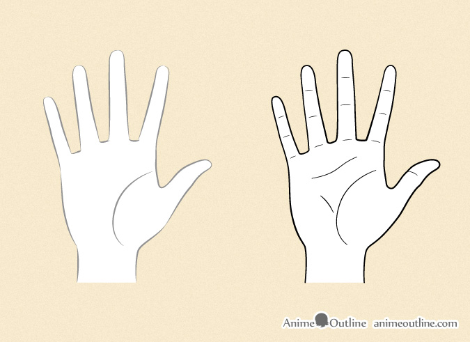 675x491 How To Draw Anime Hands Step - Fist Drawing Tutorial