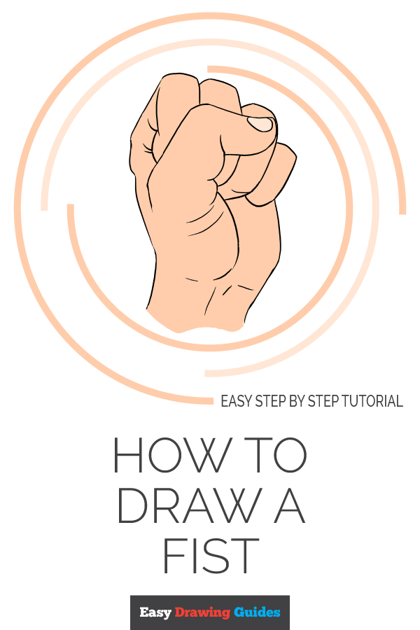 600x900 How To Draw A Fist - Fist Drawing Tutorial