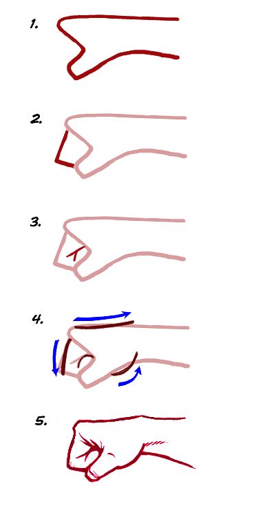 372x746 Step - Fist Drawing Tutorial
