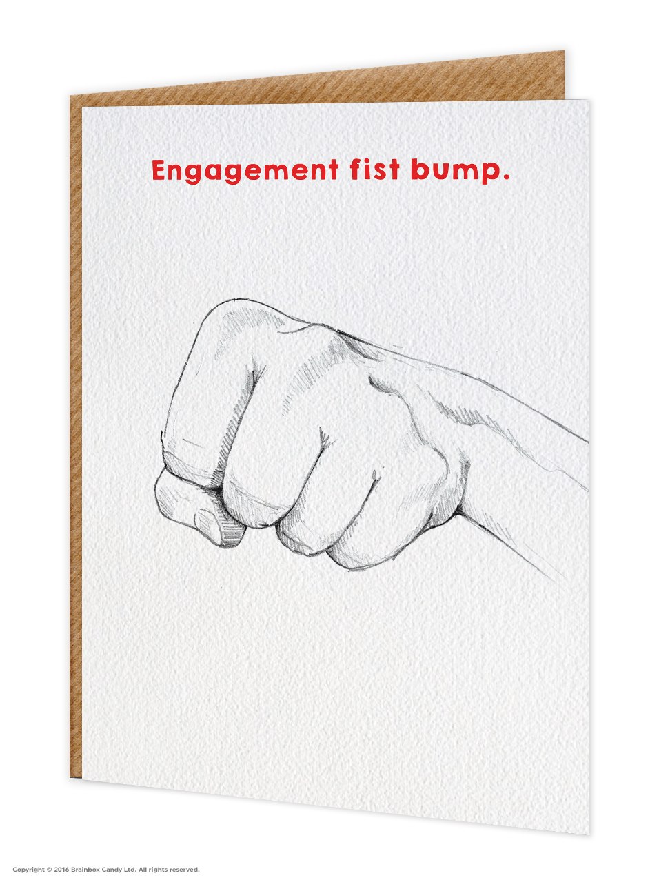 956x1280 engagement fist pump greetings card - Fist Pump Drawing