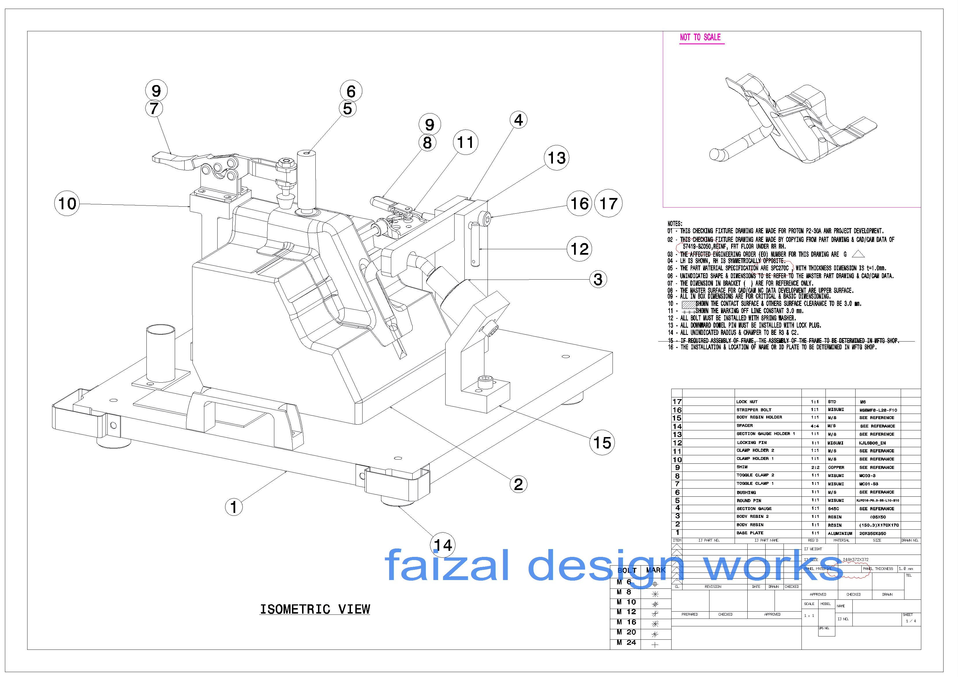 3311x2339 tooling design - Fixture Drawing