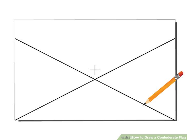 728x545 how to draw a confederate flag steps - Flag Blowing In The Wind Drawing