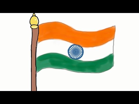 480x360 Indian Flag Drawing - Flag Drawing