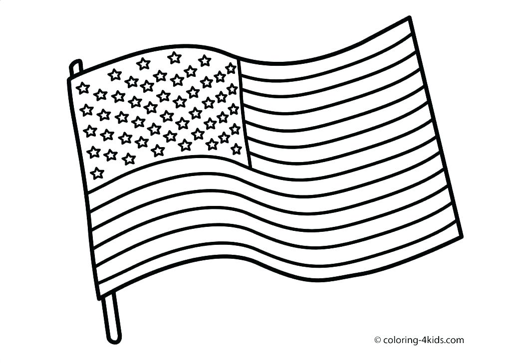 Flag In The Wind Drawing at PaintingValley.com | Explore collection of ...