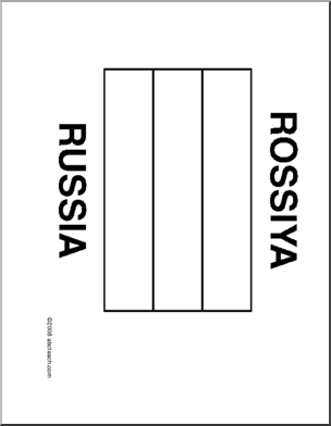304x392 Flags For Tons Of Countries! Flag Russia - Flag Line Drawing