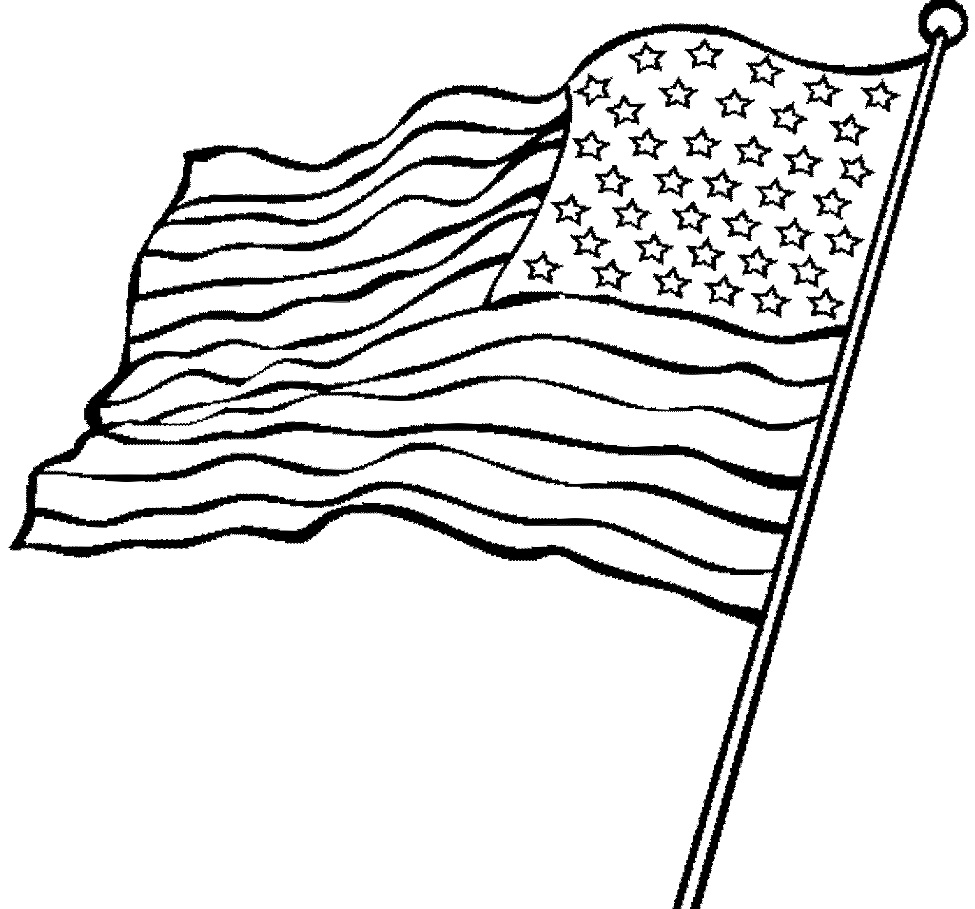2000x1866 Flag Drawing Line For Free Download - Flag Line Drawing