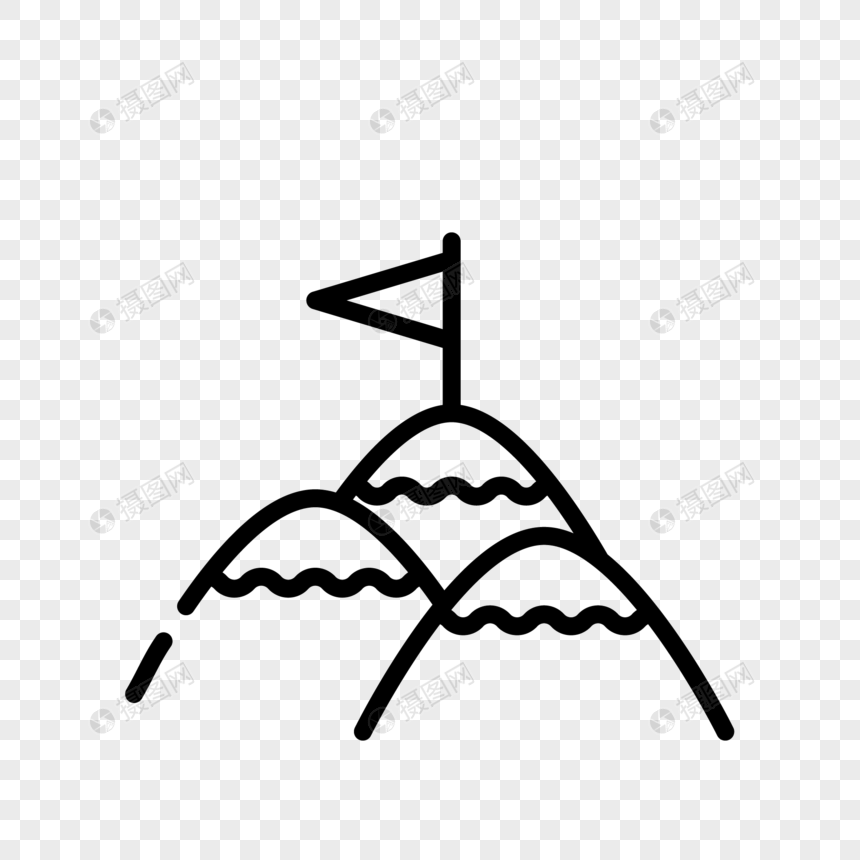 860x860 Line Drawing Flag Material Png Image Picture Free Download - Flag Line Drawing