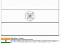 200x140 Flag India Drawing - Flag Of India Drawing