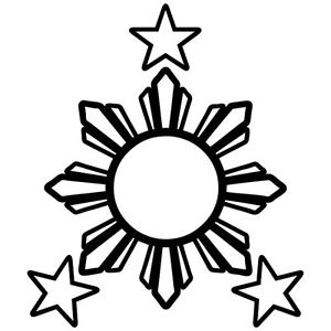 300x300 Drawn Star Philippine Flag - Flag Of The Philippines Drawing