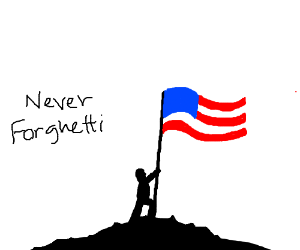 300x250 Black Man Is Suffering On A Broken Flag Pole Drawing - Flag Pole Drawing