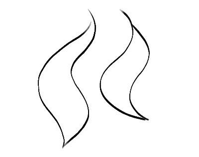 400x316 how to draw flames and fire logo inspiration drawing flames - Flame Line Drawing