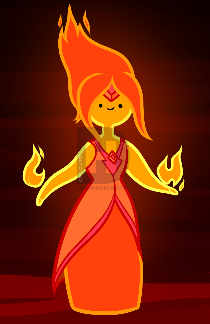 691x1066 how to draw the flame princess, flame princess from adventure time - Flame Princess Drawing
