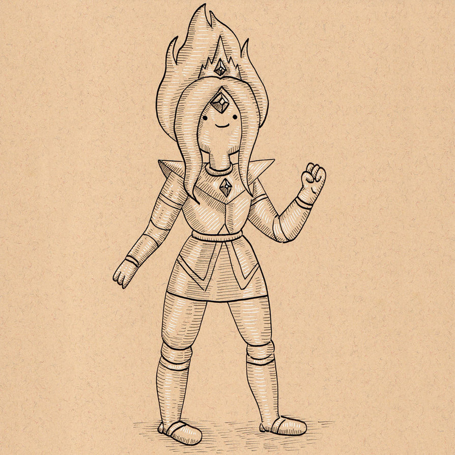 894x894 my flame princess drawing for inktober prompt adventuretime - Flame Princess Drawing