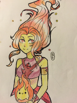 320x427 Fp Drawings On Paigeeworld Pictures Of Fp - Flame Princess Drawing