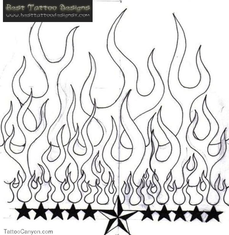 Flame Tattoo Drawings At Explore Collection Of Flame Tattoo Drawings