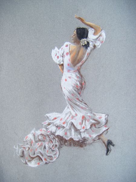 450x600 Flamenco Dancer Sasha Decorations - Flamenco Dancer Drawing