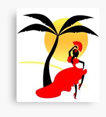 210x230 flamenco drawing canvas prints redbubble - Flamenco Drawing