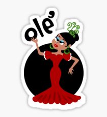 210x230 flamenco drawing stickers redbubble - Flamenco Drawing