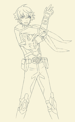 320x518 lines for my samurai flamenco drawing of masayoshi! i love this - Flamenco Drawing