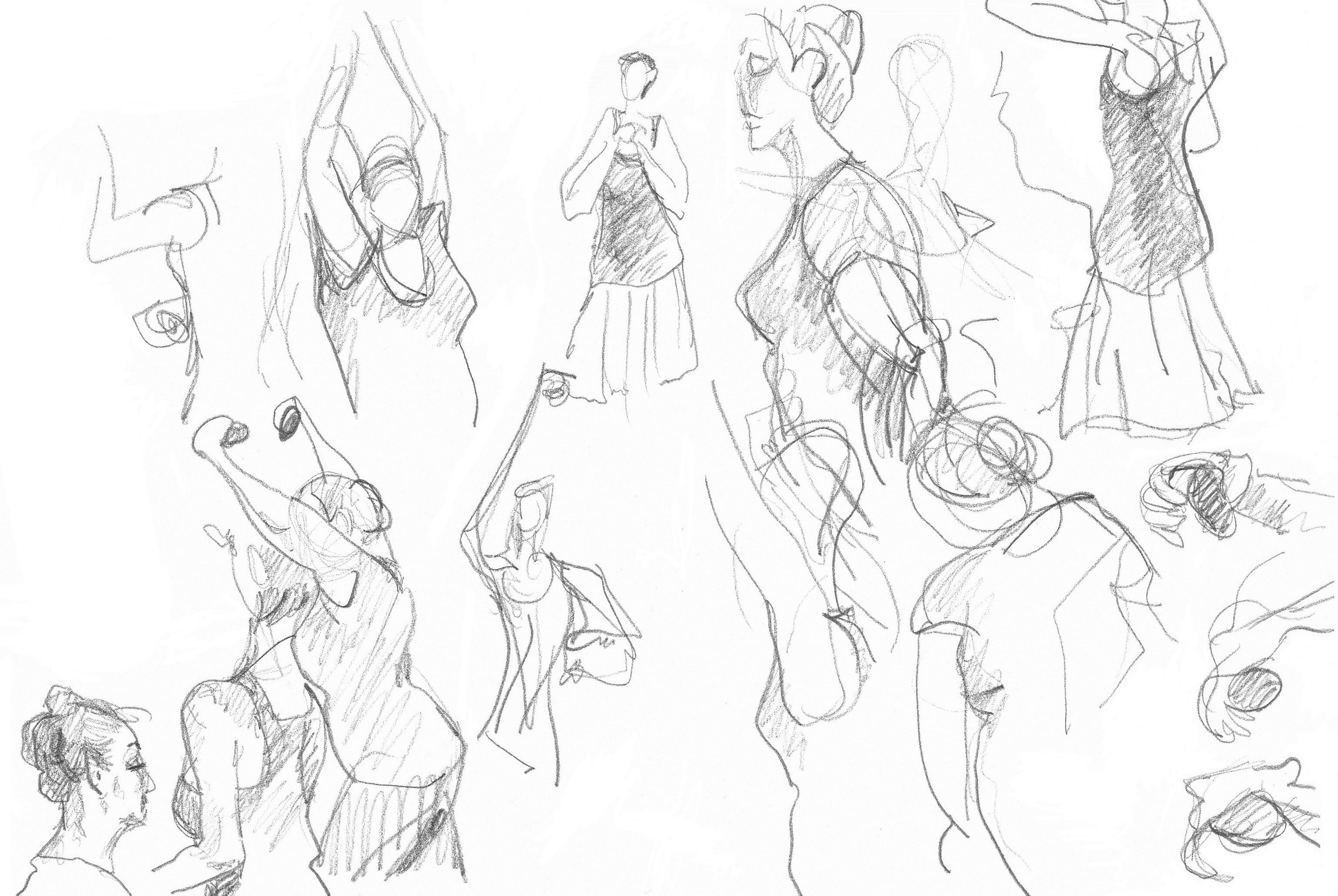 3079x2062 drawing flamenco - Flamenco Drawing