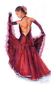 178x300 flamenco dancer drawings fine art america - Flamenco Drawing