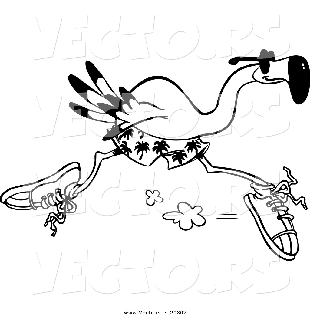 1024x1044 Flamingo Drawing Outline - Flamingo Drawing Outline