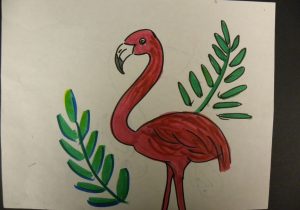 300x210 Easy Flamingo Drawing Flamingo Drawing Template At Getdrawings - Flamingo Drawing Template